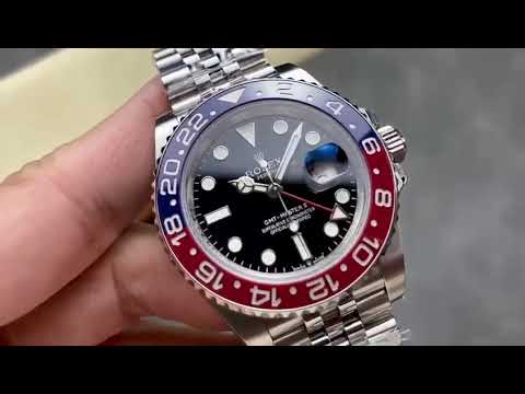 THB Factory Rolex Pepsi GMT-MASTER II 126710BLRO-0001 40mm Full 904L Black Dial