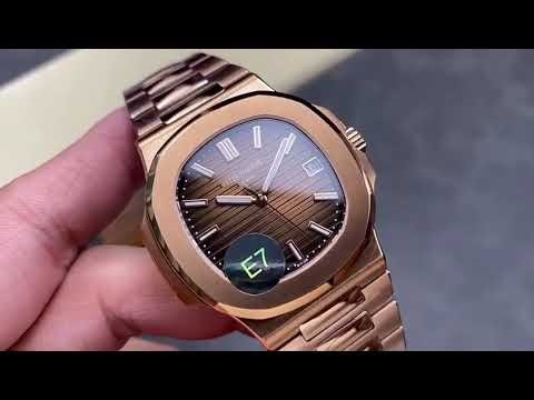 E7 Factory Patek Philippe Nautilus 57111R 001 40mm Rose Gold Brown Dial