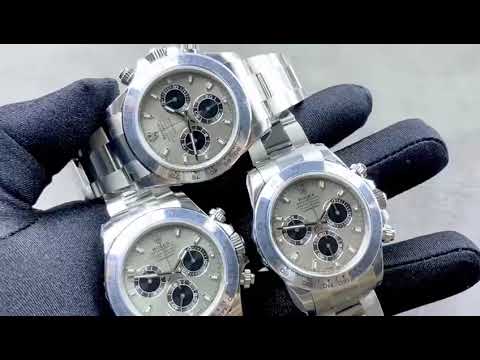 VS Factory CounterWeight Rolex Daytona 116509 0072 White Gold Grey Dial