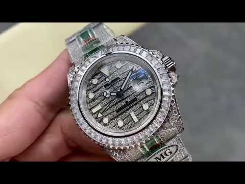 AMG Factory Rolex GMT-Master II 116769TBR-74779BR 40mm Full 904L Half Green Bracelet Material