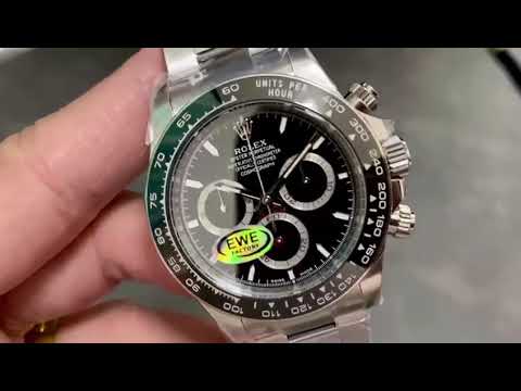 EWE Factory Rolex Daytona Panda 126500LN-0002 40MM Full 904L Black Dial