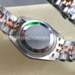 8+ Factory Counterweight Rolex Datejust 278271-0006 31mm  Half Rose Gold Roman Numerals Pink Red Dial Jubilee