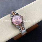 8+ Factory Counterweight Rolex Datejust 278271-0010 31mm  Half Rose Gold Pink Dial Jubilee