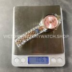 8+ Factory Counterweight Rolex Datejust 278271-0010 31mm  Half Rose Gold Pink Dial Jubilee