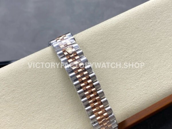 8+ Factory Counterweight Rolex Datejust 278271-0010 31mm  Half Rose Gold Pink Dial Jubilee