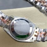 8+ Factory Counterweight Rolex Datejust 278271-0024 31mm  Half Rose Gold Diamond Pink Red Dial Jubilee