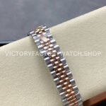 8+ Factory Counterweight Rolex Datejust 278271-0024 31mm  Half Rose Gold Diamond Pink Red Dial Jubilee