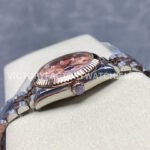 8+ Factory Counterweight Rolex Datejust 278271-0024 31mm  Half Rose Gold Diamond Pink Red Dial Jubilee