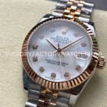 8+ Factory Counterweight Rolex Datejust 278271-0026 31mm Half Rose Gold Diamond Mother Of pearl Dial Jubilee