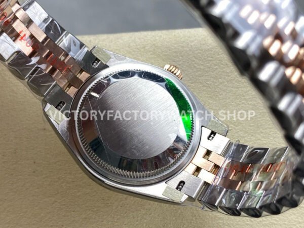 8+ Factory Counterweight Rolex Datejust 278271-0026 31mm Half Rose Gold Diamond Mother Of pearl Dial Jubilee