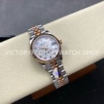 8+ Factory Counterweight Rolex Datejust 278271-0026 31mm Half Rose Gold Diamond Mother Of pearl Dial Jubilee