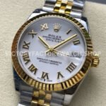 8+ Factory Counterweight Rolex Datejust 278273-0002 31mm Half Yellow Gold Roman Numerals (7) 8+ Factory Counterweight Rolex Datejust 278273-0002 31mm Half Yellow Gold Roman Numerals White Dial Jubilee