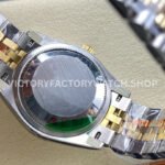 8+ Factory Counterweight Rolex Datejust 278273-0016 31mm Half Yellow Gold Roman Numerals Diamond Green Dial Jubilee  Brand : Rolex