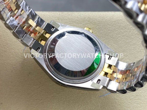 8+ Factory Counterweight Rolex Datejust 278273-0020 31mm Half Yellow Gold Diamond Pink Dial Jubilee