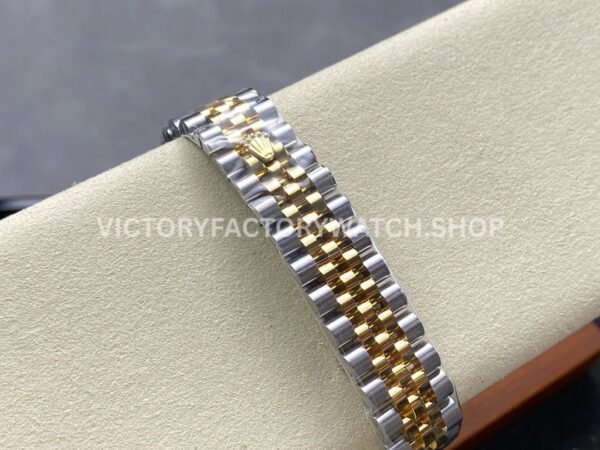 8+ Factory Counterweight Rolex Datejust 278273-0020 31mm Half Yellow Gold Diamond Pink Dial Jubilee