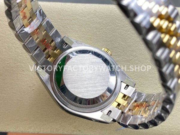 8+ Factory Counterweight Rolex Datejust 278273-0022 31mm Half Yellow Gold Diamond Dark Grey Dial Jubilee