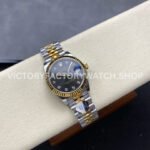 8+ Factory Counterweight Rolex Datejust 278273-0022 31mm Half Yellow Gold Diamond Dark Grey Dial Jubilee