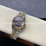 8+ Factory Counterweight Rolex Datejust 278273-0024 31mm  Half Yellow Gold Diamond Mother Of Pearl Dial Jubilee