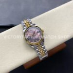 8+ Factory Counterweight Rolex Datejust 278273-0024 31mm  Half Yellow Gold Diamond Mother Of Pearl Dial Jubilee