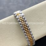 8+ Factory Counterweight Rolex Datejust 278273-0024 31mm  Half Yellow Gold Diamond Mother Of Pearl Dial Jubilee