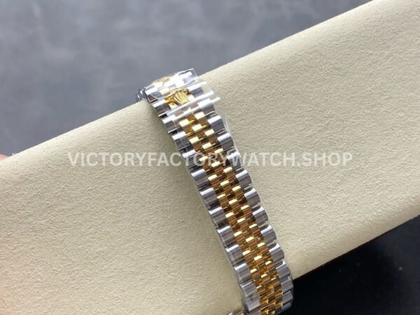 8+ Factory Counterweight Rolex Datejust 278273-0024 31mm  Half Yellow Gold Diamond Mother Of Pearl Dial Jubilee