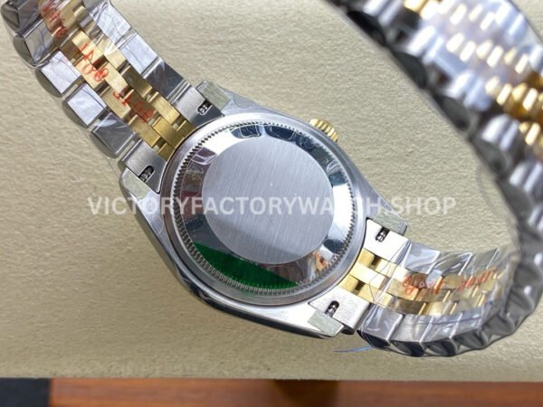 8+ Factory Counterweight Rolex Datejust 278273-0026 31mm Half Yellow Gold Diamond Champagne Dial Jubilee