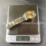 8+ Factory Counterweight Rolex Datejust 278273-0026 31mm Half Yellow Gold Diamond Champagne Dial Jubilee