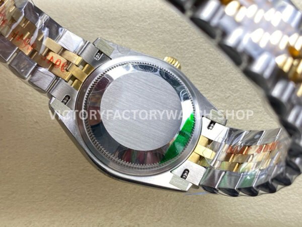 8+ Factory Counterweight Rolex Datejust 278273-0028 31mm Half Yellow Gold Diamond Mother Of Pearl Dial Jubilee