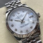 8+ Factory Counterweight Rolex Datejust 278274-0006 31mm Full Steel Diamond Mother Of Pearl Dial Jubilee