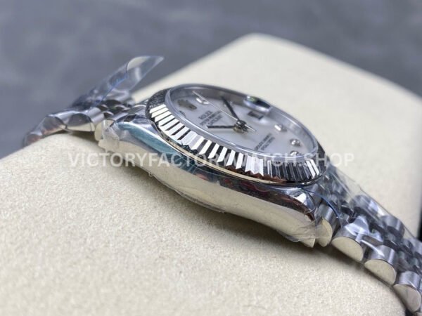 8+ Factory Counterweight Rolex Datejust 278274-0006 31mm Full Steel Diamond Mother Of Pearl Dial Jubilee