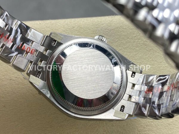 8+ Factory Counterweight Rolex Datejust 278274-0008 31mm Full Steel Diamond Grey Dial Jubilee