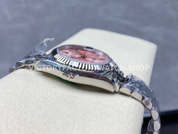 8+ Factory Counterweight Rolex Datejust 278274-0014 31mm Full 904L Pink Dial Jubilee