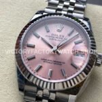 8+ Factory Counterweight Rolex Datejust 278274-0014 31mm Full 904L Pink Dial Jubilee
