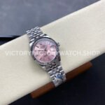8+ Factory Counterweight Rolex Datejust 278274-0014 31mm Full 904L Pink Dial Jubilee