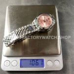 8+ Factory Counterweight Rolex Datejust 278274-0014 31mm Full 904L Pink Dial Jubilee