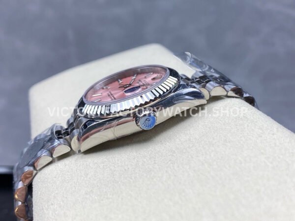 8+ Factory Counterweight Rolex Datejust 278274-0014 31mm Full 904L Pink Dial Jubilee