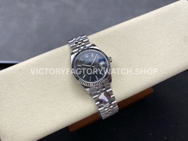 8+ Factory Counterweight Rolex Datejust 278274-0016 31mm Full Steel Grey Dial Jubilee