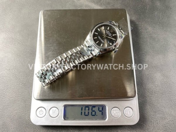 8+ Factory Counterweight Rolex Datejust 278274-0016 31mm Full Steel Grey Dial Jubilee