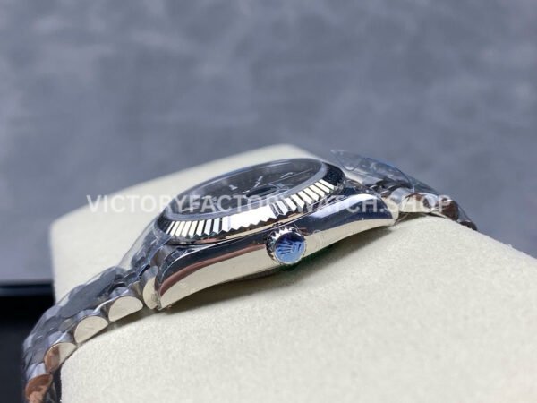 8+ Factory Counterweight Rolex Datejust 278274-0016 31mm Full Steel Grey Dial Jubilee