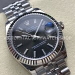 8+ Factory Counterweight Rolex Datejust 278274-0016 31mm Full Steel Grey Dial Jubilee