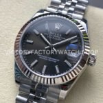 8+ Factory Counterweight Rolex Datejust 278274-0016 31mm Full Steel Grey Dial Jubilee