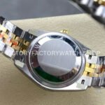 8+ Factory Counterweight Rolex Datejust 278383RBR-0024 31mm Diamond Yellow Gold Bezel Half Yellow Gold Diamond Mother Of Pearl Dial Jubilee