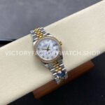 8+ Factory Counterweight Rolex Datejust 278383RBR-0028 31mm Diamond Yellow Gold Bezel Half Yellow Gold Diamond Mother Of Pearl Dial Jubilee