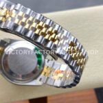 8+ Factory Counterweight Rolex Datejust 278383RBR-0028 31mm Diamond Yellow Gold Bezel Half Yellow Gold Diamond Mother Of Pearl Dial Jubilee