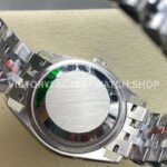 8+ Factory Counterweight Rolex Datejust 278384RBR-0002 31mm Diamond White Gold Bezel Full 904L Roman Numerals Black Dial Jubilee