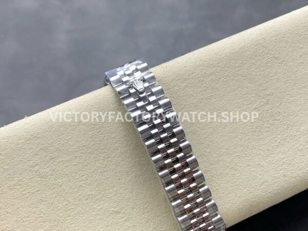 8+ Factory Counterweight Rolex Datejust 278384RBR-0008 31mm Diamond White Gold Bezel Full 904L Diamond Mother Of Pearl Dial Jubilee