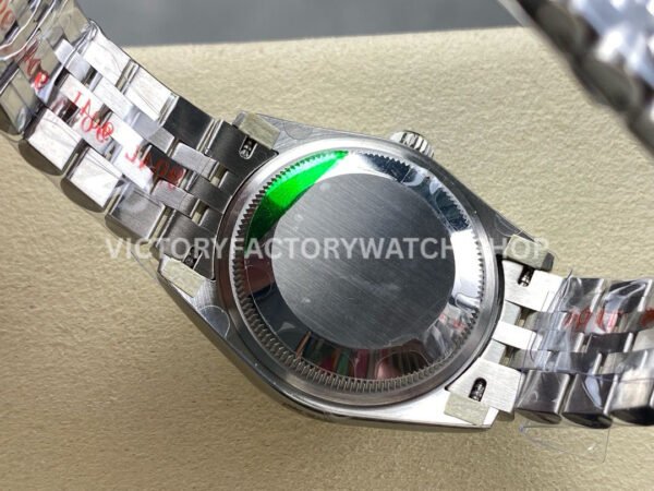 8+ Factory Counterweight Rolex Datejust 278384RBR-0008 31mm Diamond White Gold Bezel Full 904L Diamond Mother Of Pearl Dial Jubilee