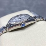 8+ Factory Counterweight Rolex Datejust 278384RBR-0014 31mm Diamond White Gold Bezel Full 904L Roman Numerals White Dial Jubilee