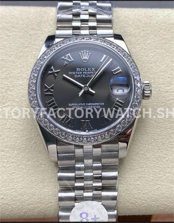 Rolex Datejust 278384RBR replica watch sapphire crystal