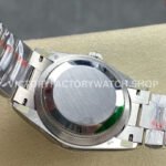 8+ Factory Counterweight Rolex Day-Date 128236-0018 36mm Full Platinum Roman Numerals Ice Blue Dial